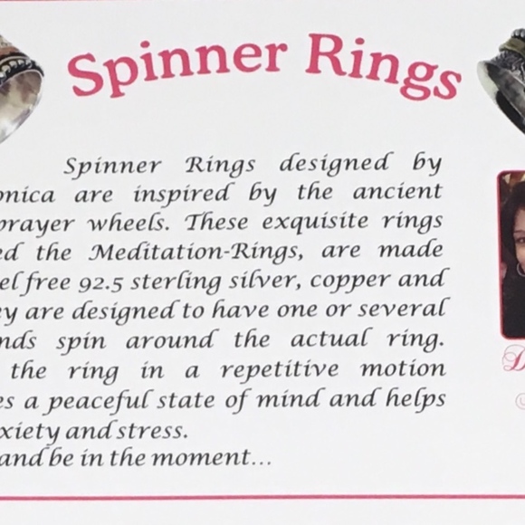 Spinner Rings by Monica - Picture 2 of 2